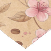 Nappe Motif de housse de café Fleur de Cerisier (5) (Angle)