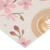 Nappe Motif de housse de café Fleur de Cerisier (7) (Angle)