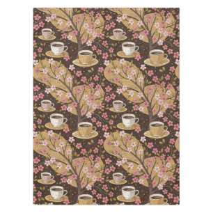 Nappe Motif de housse de café Fleur de Cerisier (8)