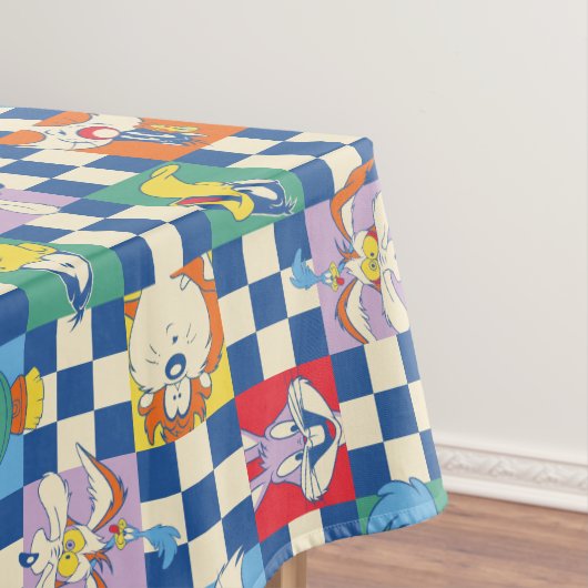 Nappe Motif de jeton couleur LOONEY TUNES™ Checker (In Situ)