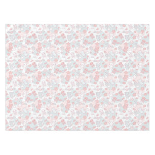 Nappe motif de kawaii avec le griffonnage