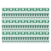 Nappe Motif de Knit moche de Noël en vert menthe (Devant (Horizontal))