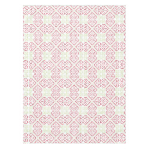 Nappe motif de la broderie de croix vintage