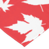 Nappe Motif de la feuille d'érable blanche de la fête du (Angle)