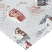 Nappe Motif de la forêt hivernale (Angle)