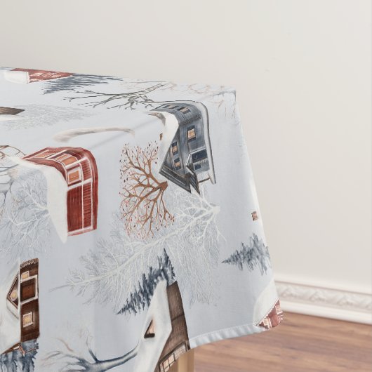 Nappe Motif de la forêt hivernale (In Situ)