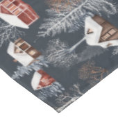 Nappe Motif de la forêt hivernale (Angle)