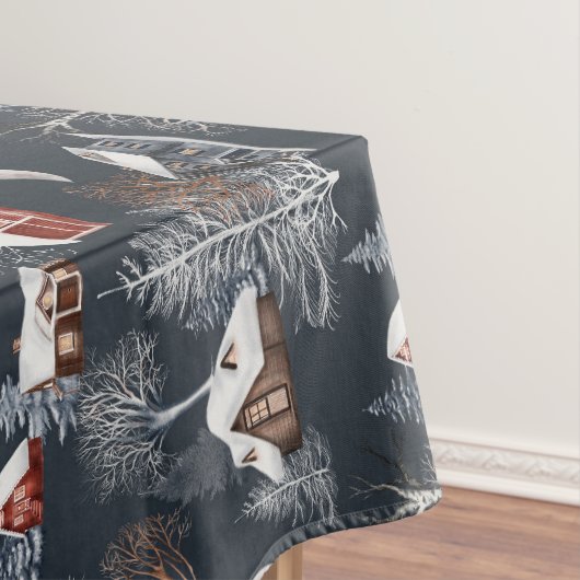 Nappe Motif de la forêt hivernale (In Situ)