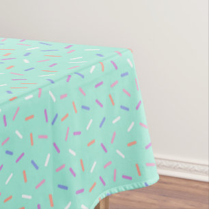 Nappe motif de la partie en mosaïque turquoise