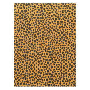 Nappe Motif de la peau d'animal des points de panthère