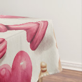 Nappe Motif de la Saint-Valentin Échecs & Cœurs (In Situ)