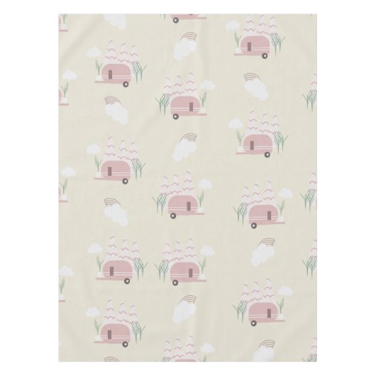 Nappe Motif de la Terre de Camper rose (Devant)