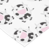 Nappe Motif de la vache blanche noire (Angle)