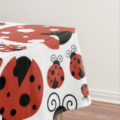Nappe Motif De Ladybugs, Mignons Ladybugs, Red Ladybugs (In Situ)
