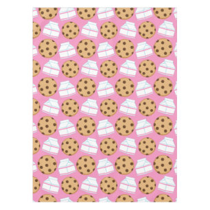Nappe Motif de lait et de biscuits