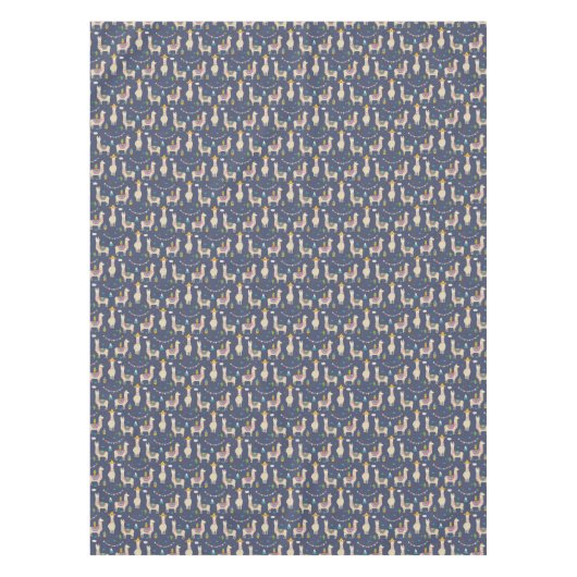 Nappe Motif de lama de célébration (Devant)