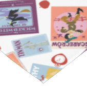 Nappe Motif de lancer avec impression de personnage du M (Angle)