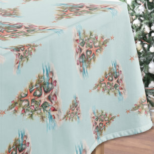 Nappe Motif de l'arbre de Noël de la coque de plage