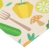 Nappe Motif de légumes colorés mûrs (Angle)