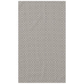 Nappe Motif de l'étoile rétro noire, grise et verte (Devant)