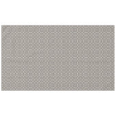 Nappe Motif de l'étoile rétro noire, grise et verte (Devant (Horizontal))