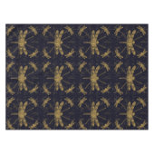Nappe Motif de libellules d'or - lumière (Devant (Horizontal))