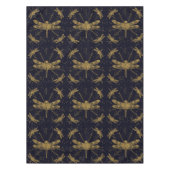 Nappe Motif de libellules d'or - lumière (Devant)