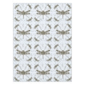 Nappe Motif de libellules d'or - lumière (Devant)