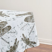 Nappe Motif de libellules d'or - lumière (In Situ)