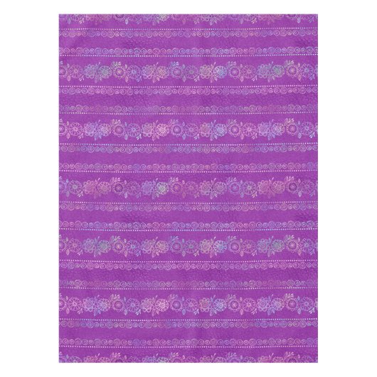 Nappe Motif de licorne bohème iridescent (Devant)