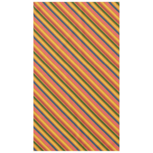 Nappe Motif de ligne coloré (Devant)