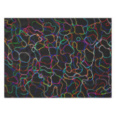 Nappe Motif de ligne courbe multicolore Neon -COOL (Devant (Horizontal))