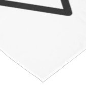 Nappe Motif de lignes triangle Pyramide d'art Abstrait (Angle)