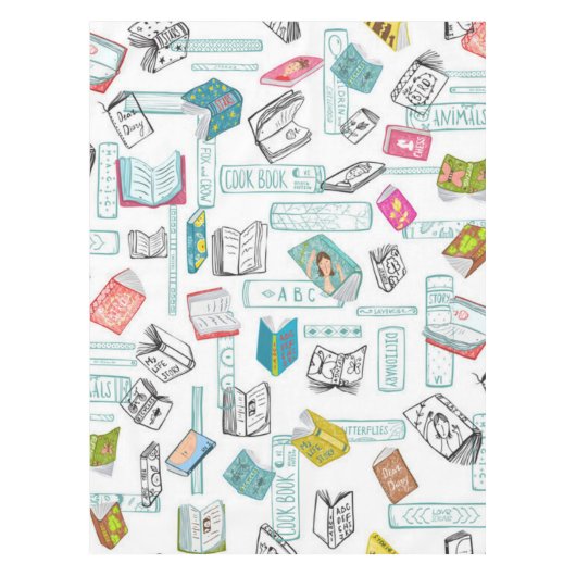 Nappe Motif de livre (Devant)