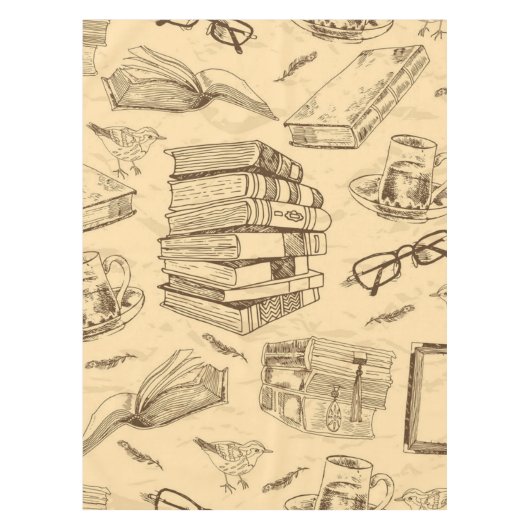 Nappe Motif de livre (Devant)