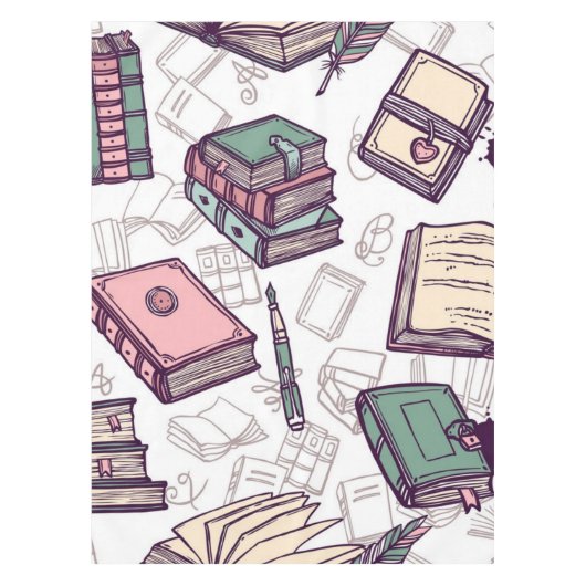 Nappe Motif de livre (Devant)