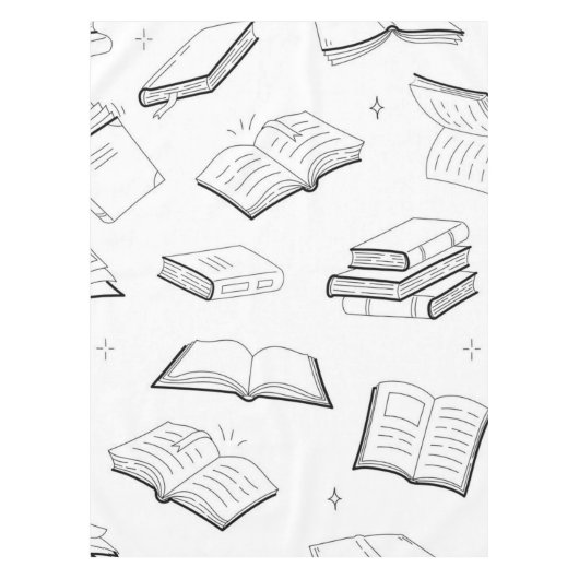 Nappe Motif de livre (Devant)