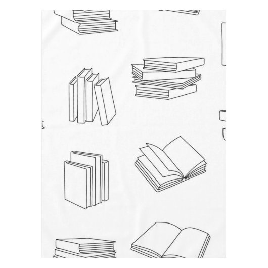 Nappe Motif de livre (Devant)