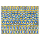 Nappe motif de l'oeil malin sur la texture dorée (Devant (Horizontal))