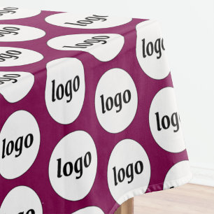 Nappe Motif de logo Marque commerciale Cerise rose