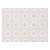 Nappe Motif de mandala beige et crème (Devant (Horizontal))