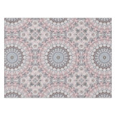 Nappe Motif de mandala rose gris et blanc (Devant (Horizontal))