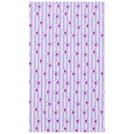 Nappe Motif de marguerite bleue et violette (Devant)