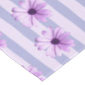Nappe Motif de marguerite bleue et violette (Angle)