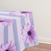 Nappe Motif de marguerite bleue et violette (In Situ)