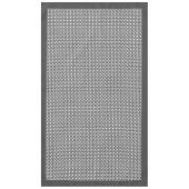 Nappe Motif de médaillon noir Filigree (Devant)