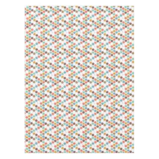 Nappe Motif de module de ruche d'abeille (Devant)