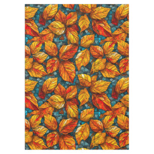 Nappe Motif de mosaïque d'automne