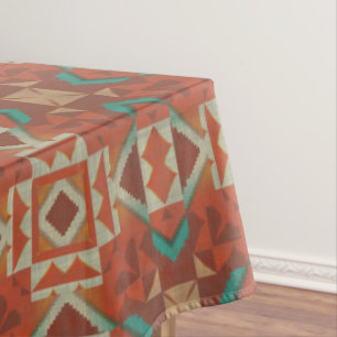 Nappe Motif de mosaïque de la tribu amérindienne branché