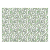 Nappe Motif de mosaïque vert olive (Devant (Horizontal))